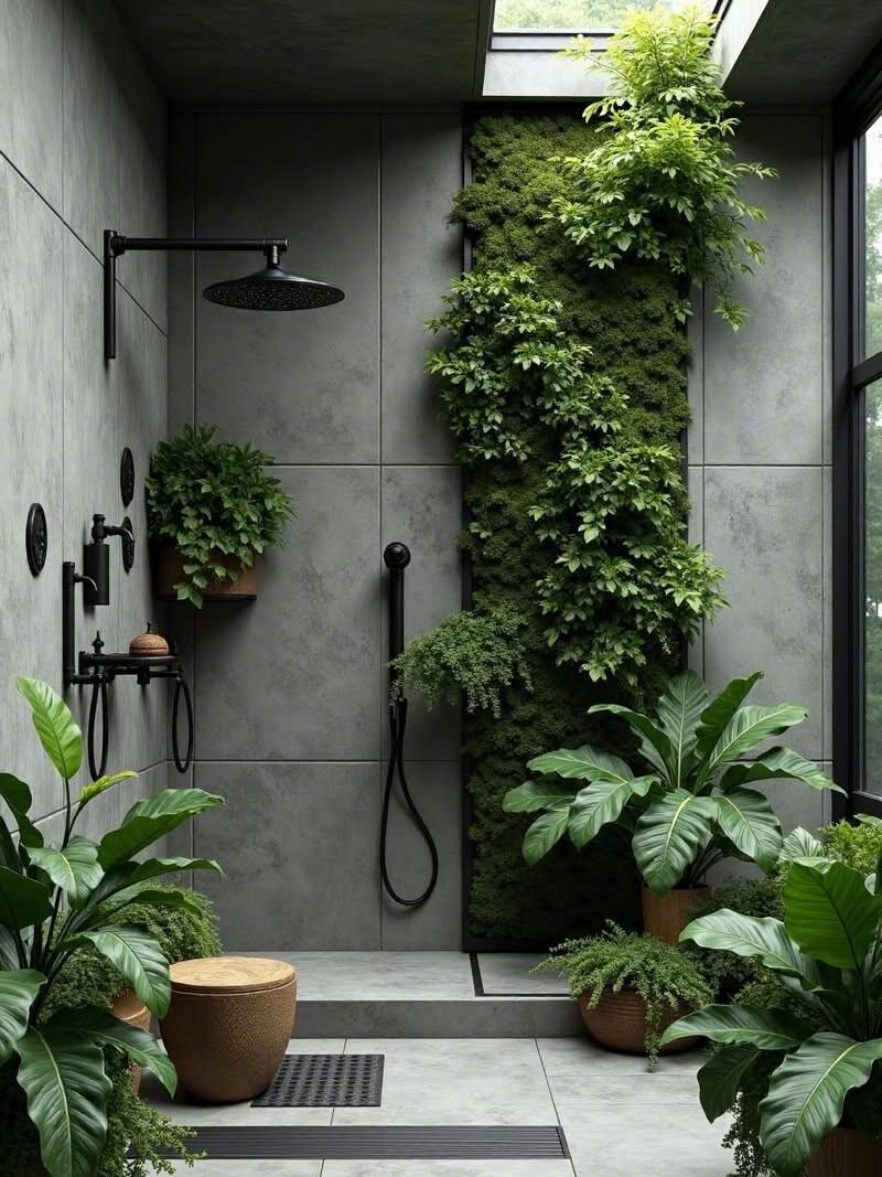 🌿把热带雨林搬进卫生间 