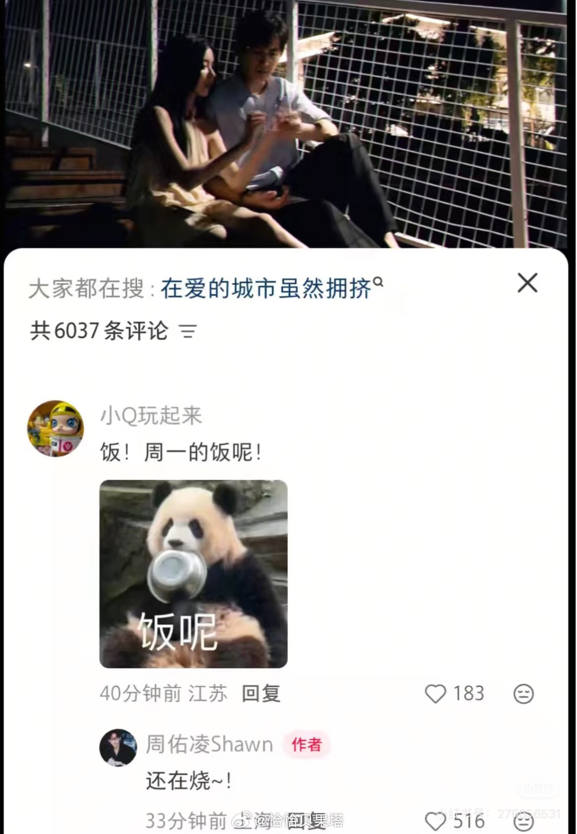 周叔的周一饭还在烧！咋这么慢呢[哈哈]哈哈这个词出来年代感满满，笑拉了柳周cp[