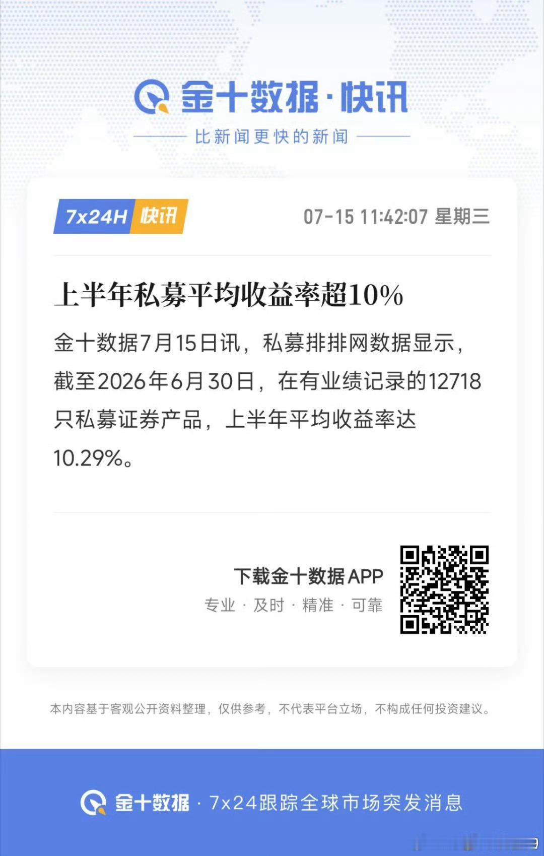私募基金还是厉害的！ 