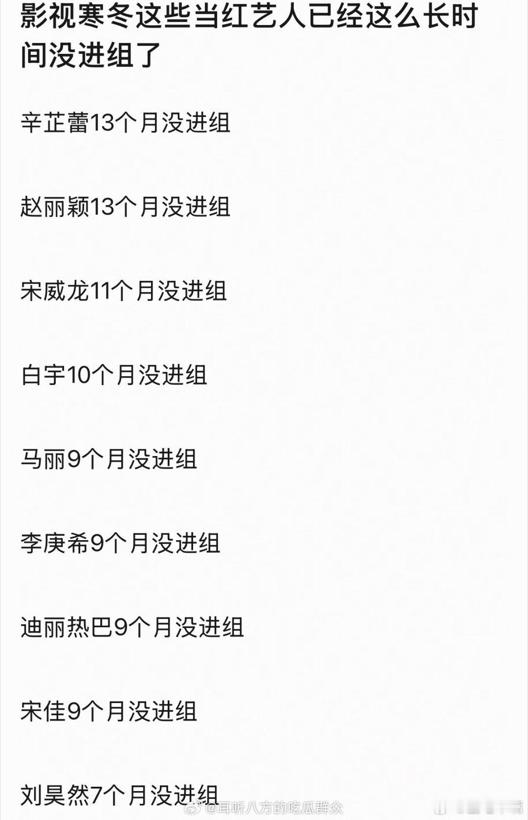 怕什么？！刚看了一下这些演员基本上都有奖项！有奖不用进组。 