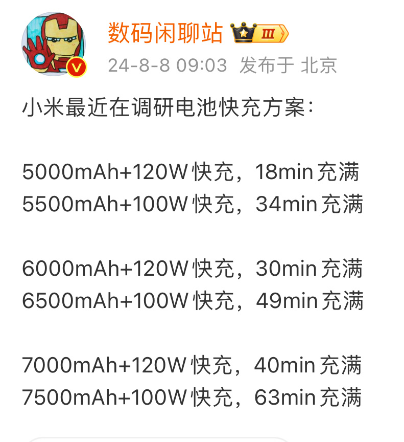 不要那么快，要持久！大部分人都不会在乎是20分钟充满还是30分钟充满，但是充满能