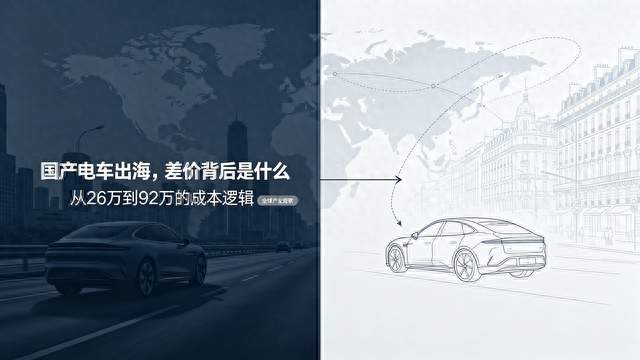 比亚迪国内售价26万，同款车型欧洲定价却92万，差价背后藏着什么