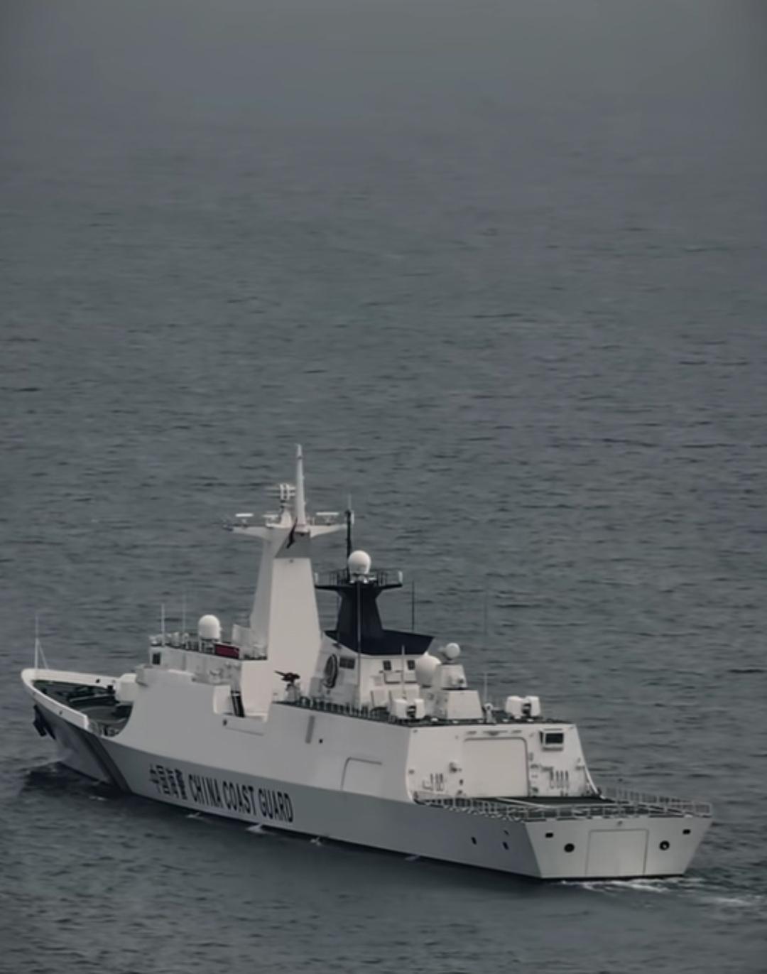 看看新款中国海警船都配备了什么武器！？海警巡航护疆土