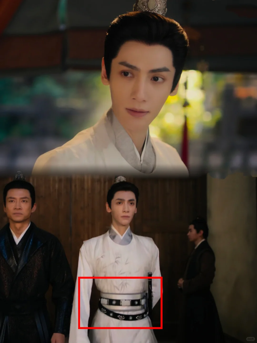 一眼看错，以为他系了两条腰带！没想到