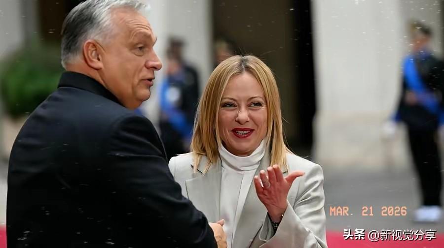 又一个匈牙利出现了！
意大利首相梅洛尼打破了欧盟成员的“一致立场”，对欧尔班在乌