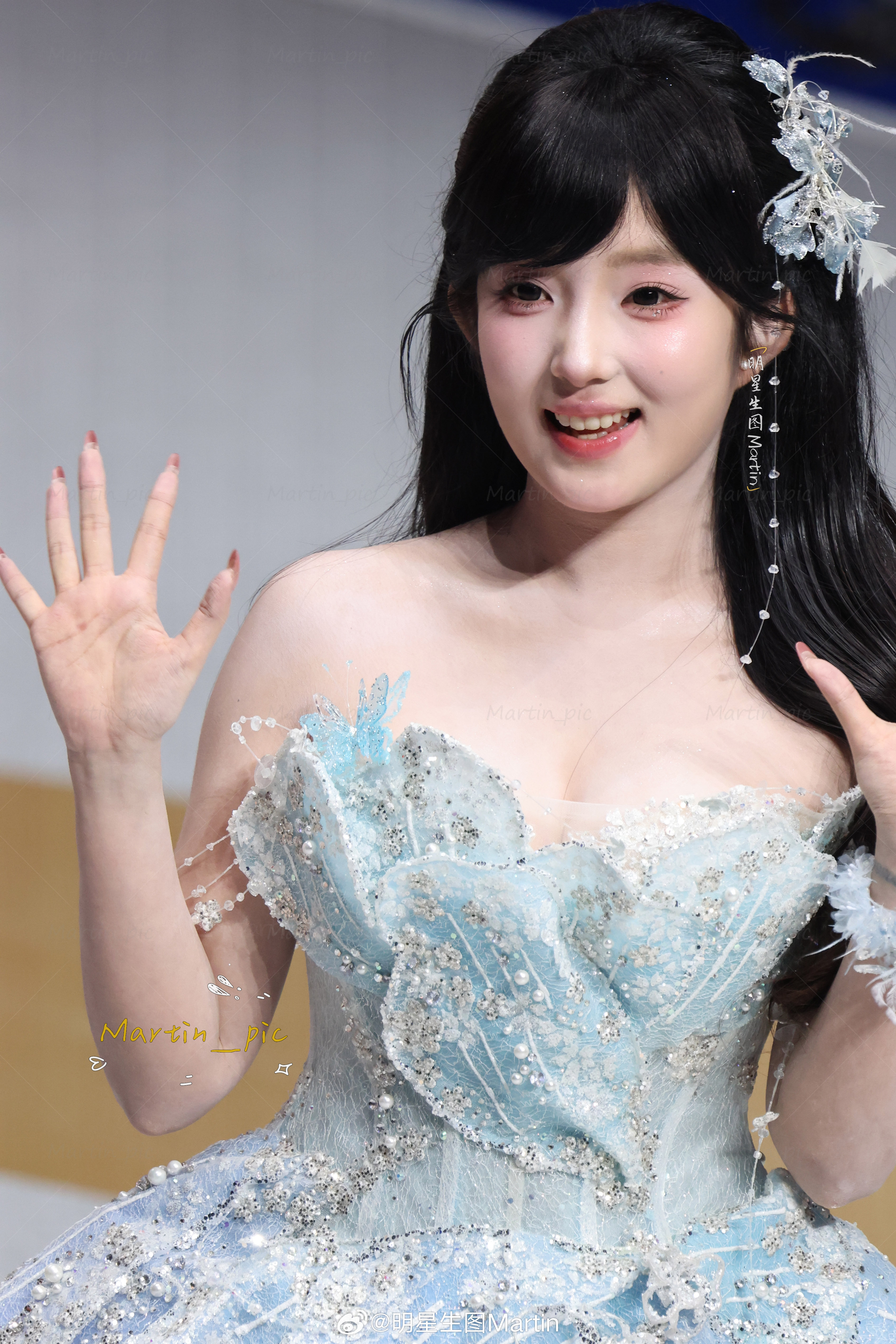 静静香  静静香抖音直播盛典生图花仙子降临啦静静香