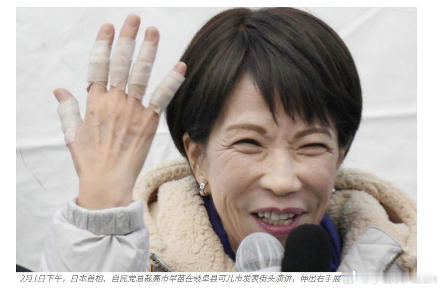 高市早苗受伤了海外记者观察团热点现场