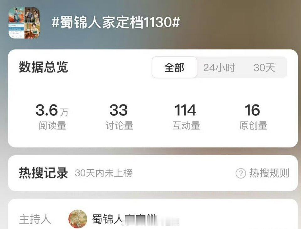 蜀锦人家定档1130 40集古装剧《蜀锦人家》将于2024年11月30日起在优酷