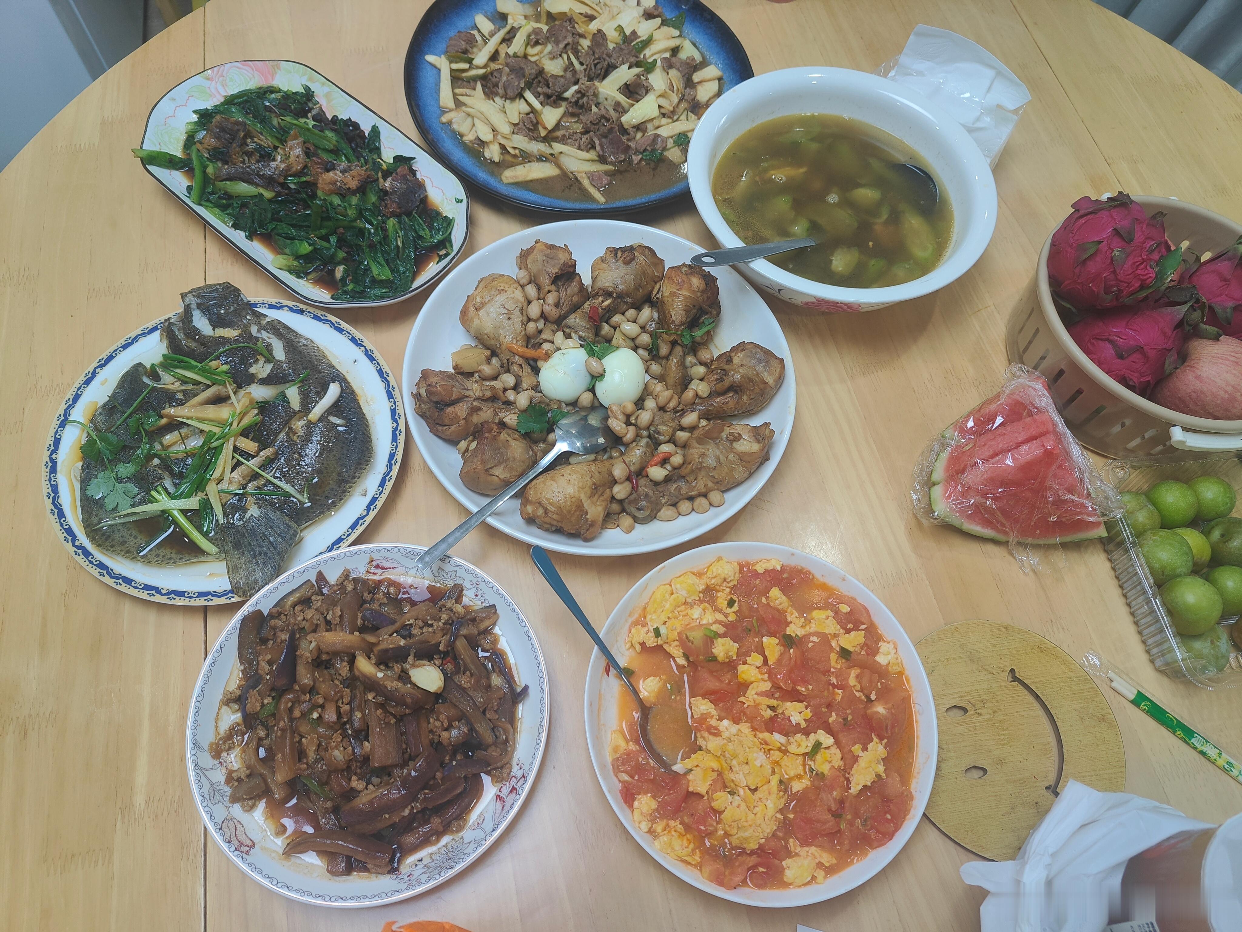 诗意回忆 今日晚餐一览，牛友先吃