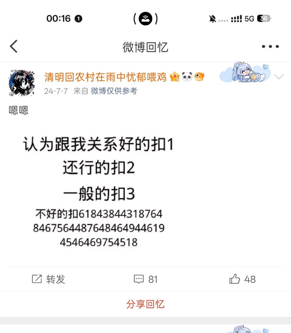 我都不知道两年前哪来这么多人跟我互动 