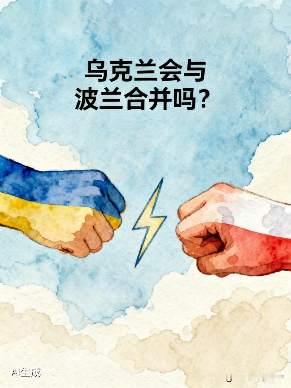 乌克兰会与波兰合并吗?除了乌克兰主动出击，否则应该看不到这个结果。波兰应该吃不掉