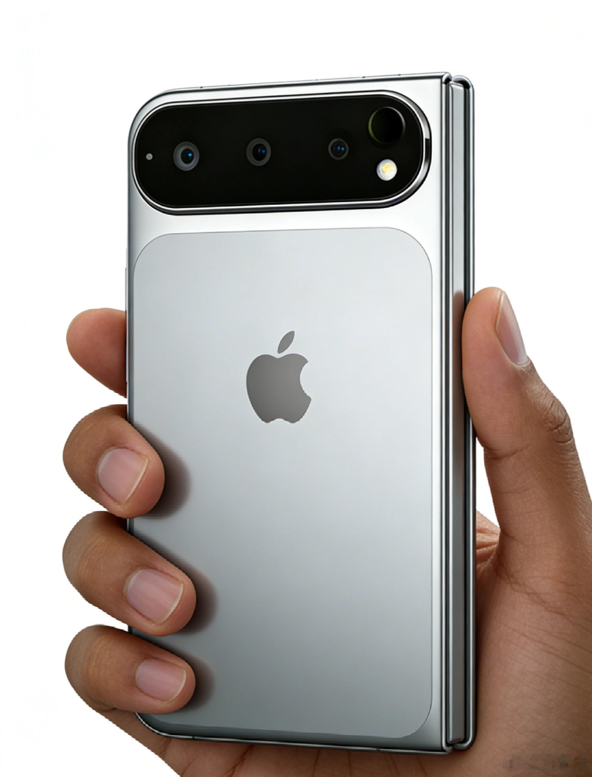 iPhone 折叠屏的假想图 