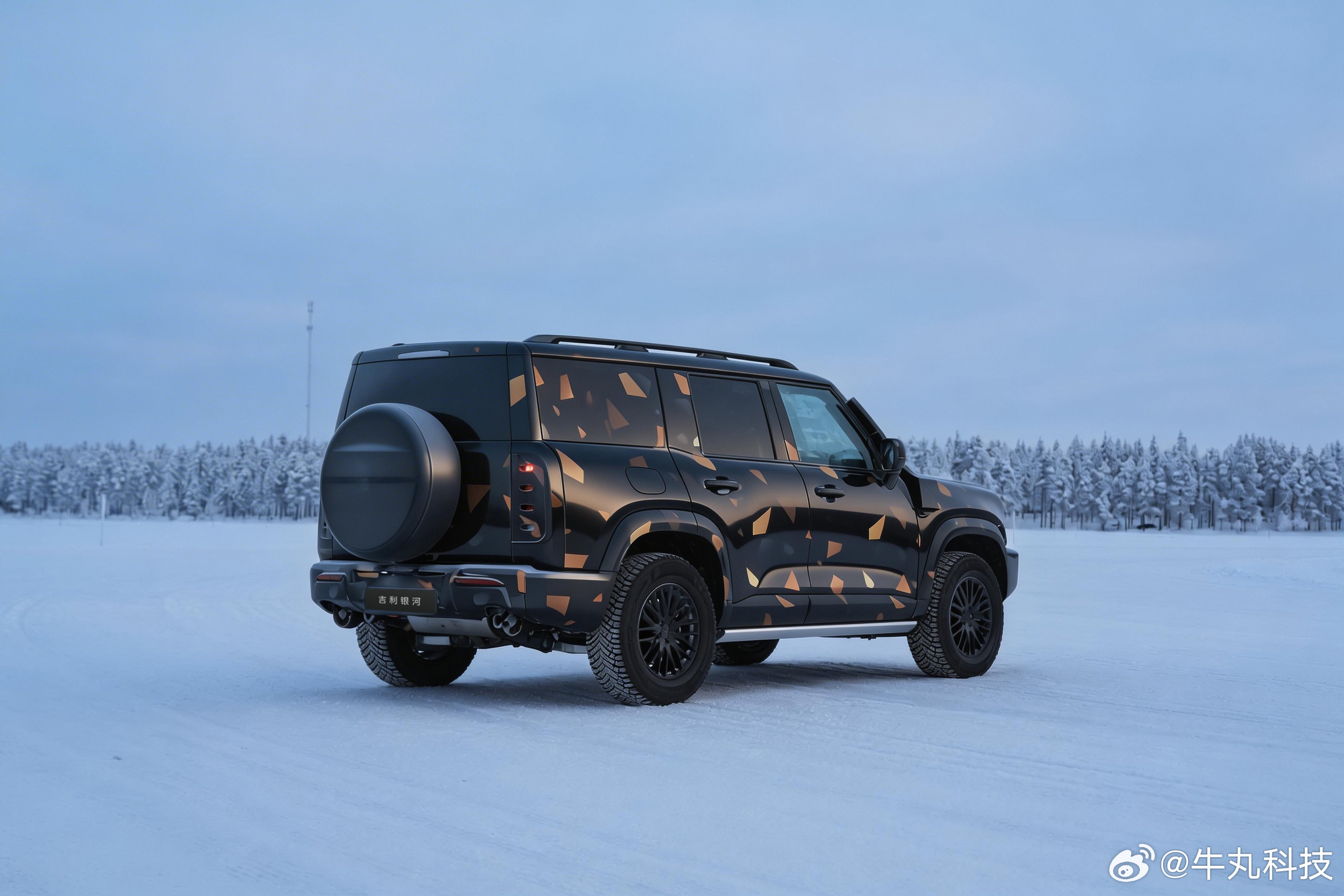 吉利银河首款科技硬核SUV银河战舰来啦！已经在瑞典Colmis极寒测试场完成北欧