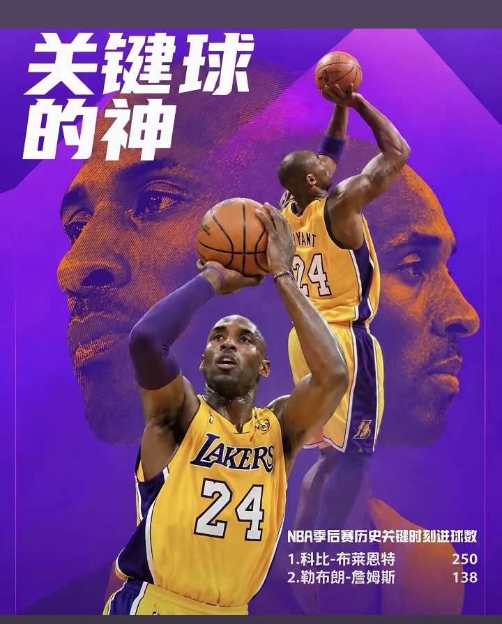 《季后赛关键时刻的神：科比》