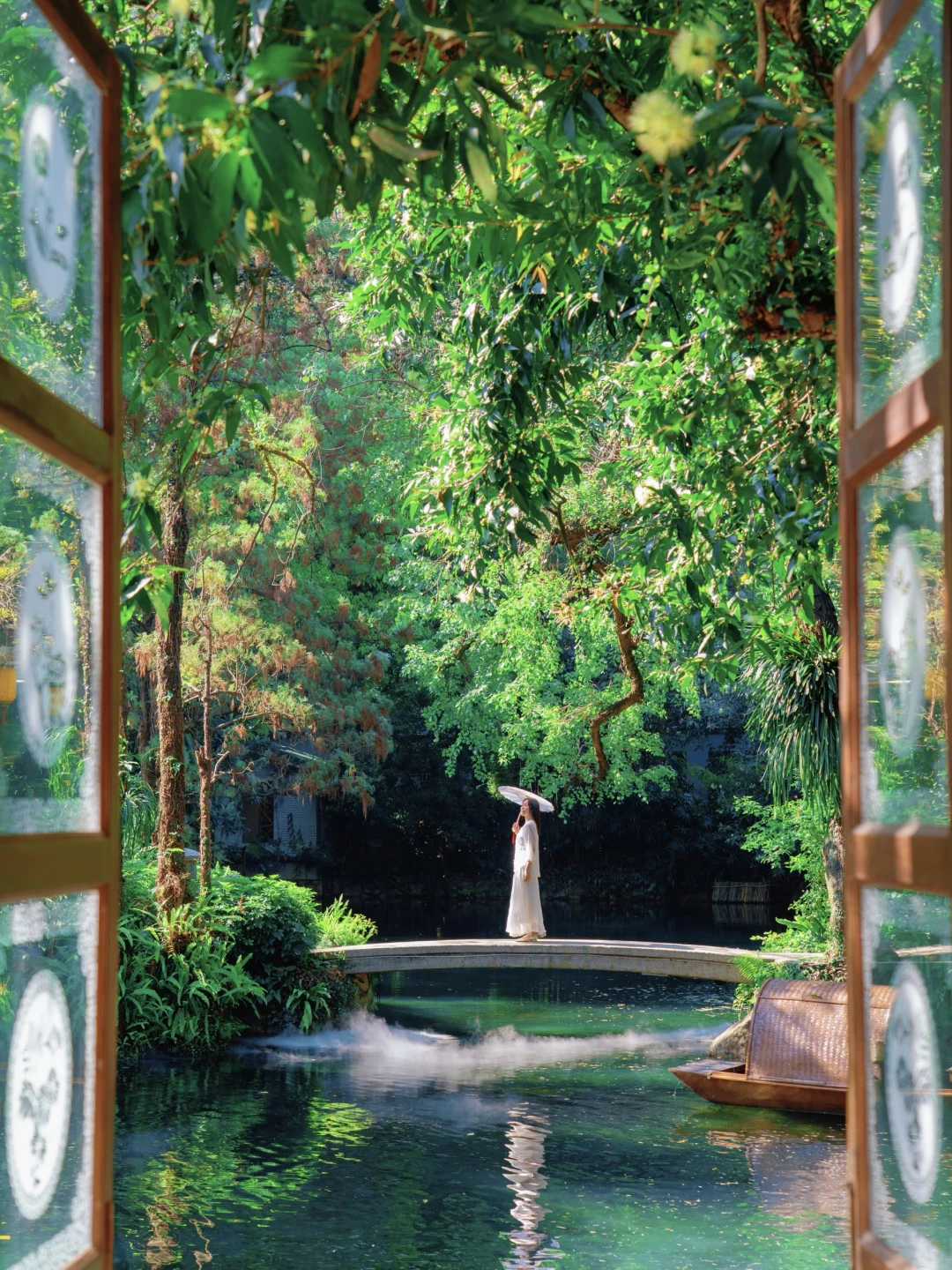 藏不住了！广州兰圃10个机位拍出江南水墨画