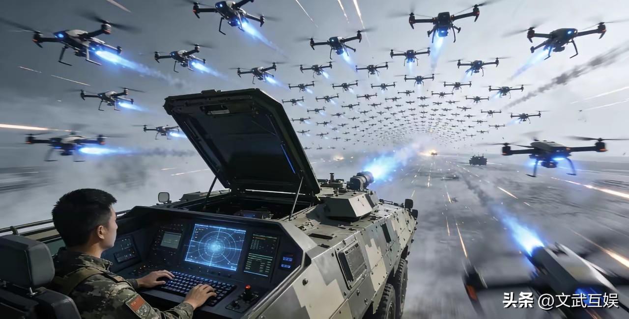 央视公开“钢铁蜂群”实战画面，未来战场规则已被中国改写
 
不是科幻！央视公开中
