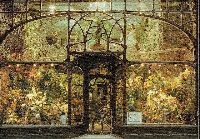 布鲁塞尔著名的Maison A. Niguet 花店，比利时新艺术运动的标志性建