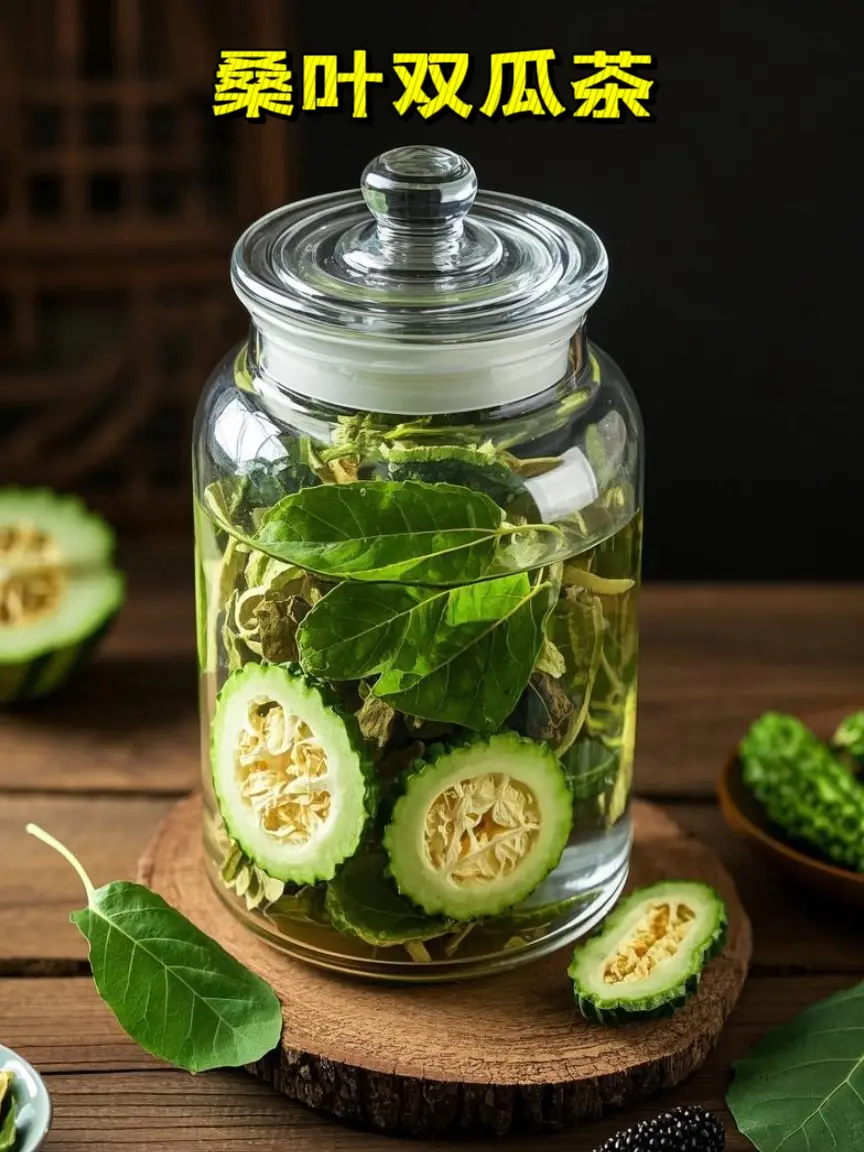 桑叶双瓜茶 桑叶茶好处多多 知茶懂茶 喝出好气色