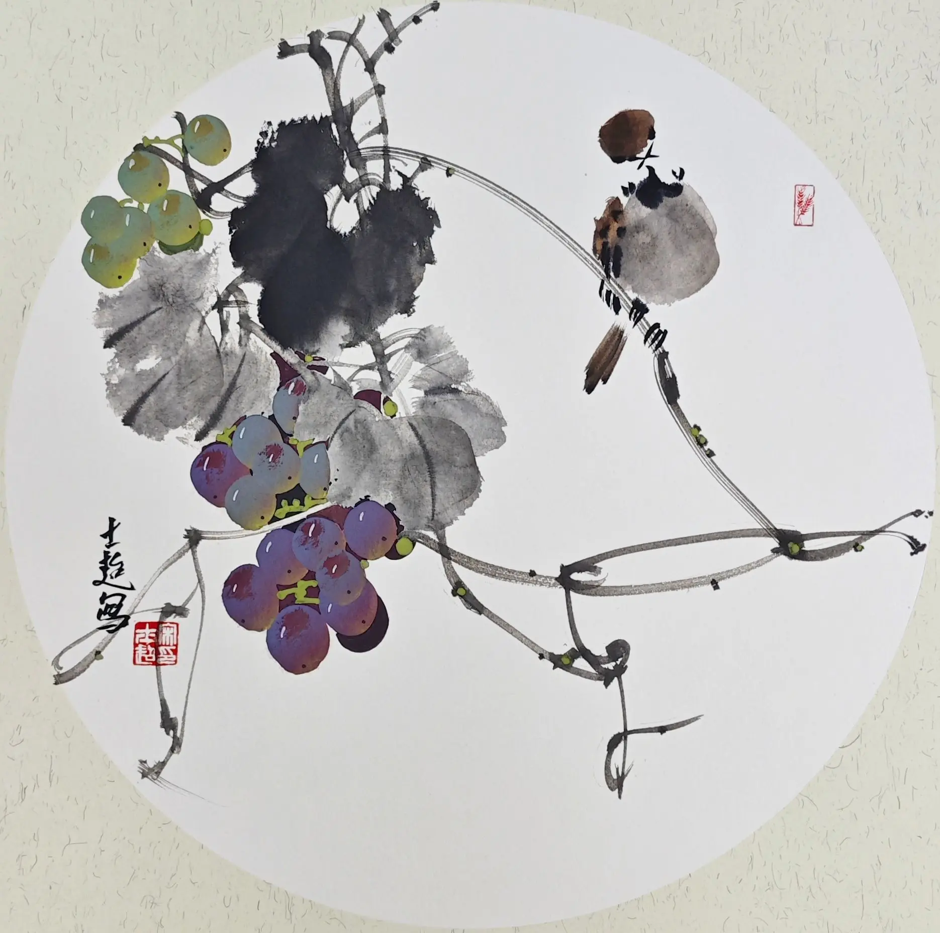 国画小品。     国画小品