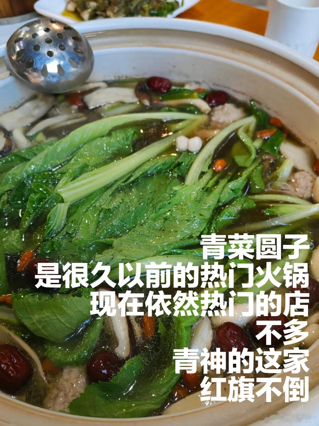 眉山美食推荐·青菜圆子十多年前，青菜圆子汤锅大行其道，青菜圆子在眉山地区还比较多