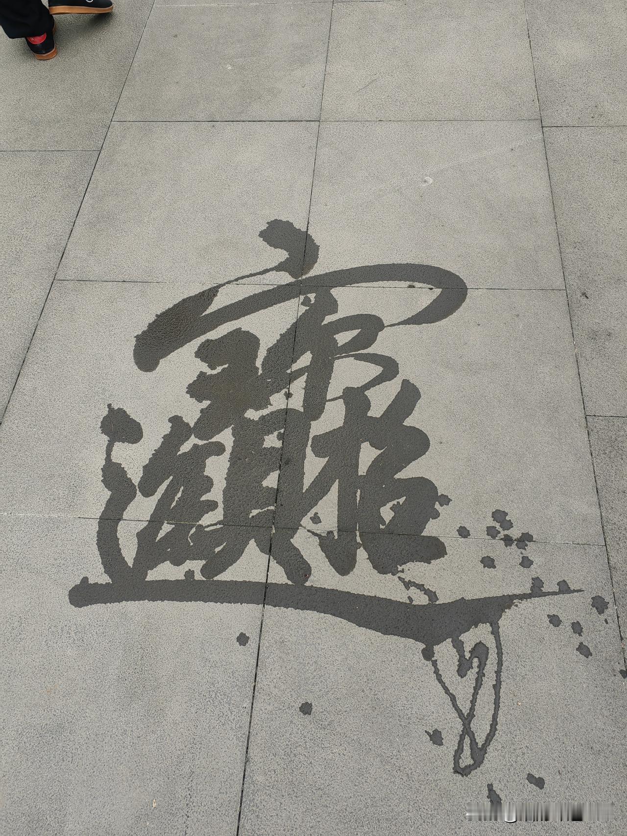 刚刚在公园看到地上写着这两个字，你认识吗？它们是什么意思？