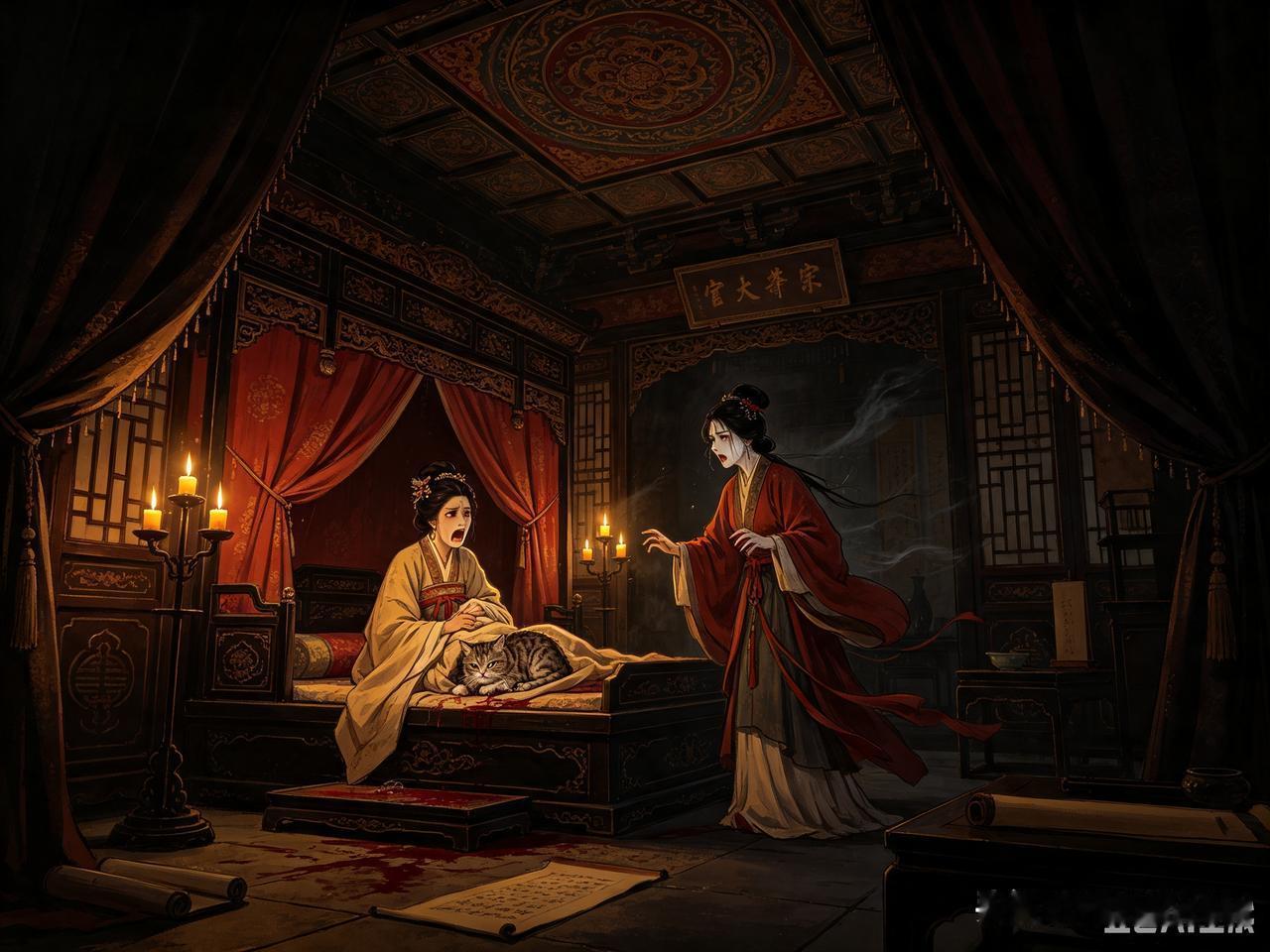 大宋大中祥符三年，刚生下皇子的李妃突然惨叫一声，侍女掀开襁褓时直接吓得魂飞魄散—