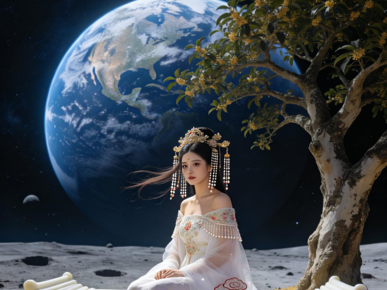 🔰零下183度的月球，终于明白，为啥古人要叫它广寒宫了

✨“万古长空，日月同