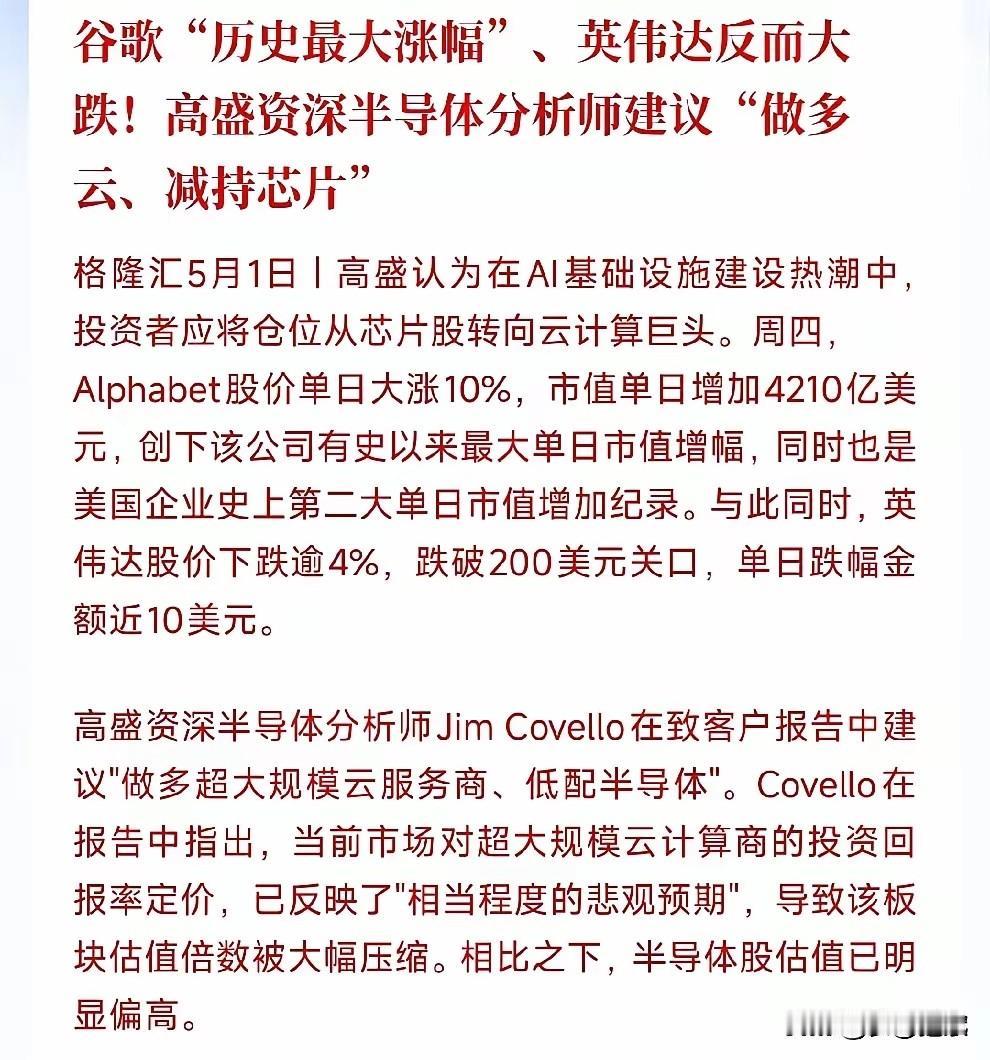 高盛重磅：“做多超大规模云服务商、低配半导体”，紧盯6大核心标的即可，将军赶路，