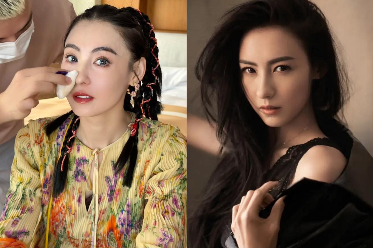 谢霆锋前妻张柏芝
不查不知道，
一查才知道，最近是
因新拍戏火出了圈，果然人美就
