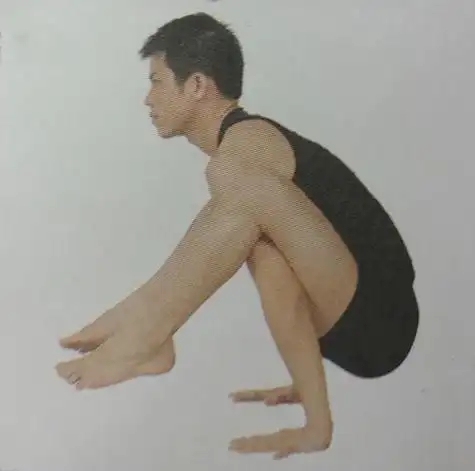 这啥瑜伽动作，元宝说是套索式，不对啊 