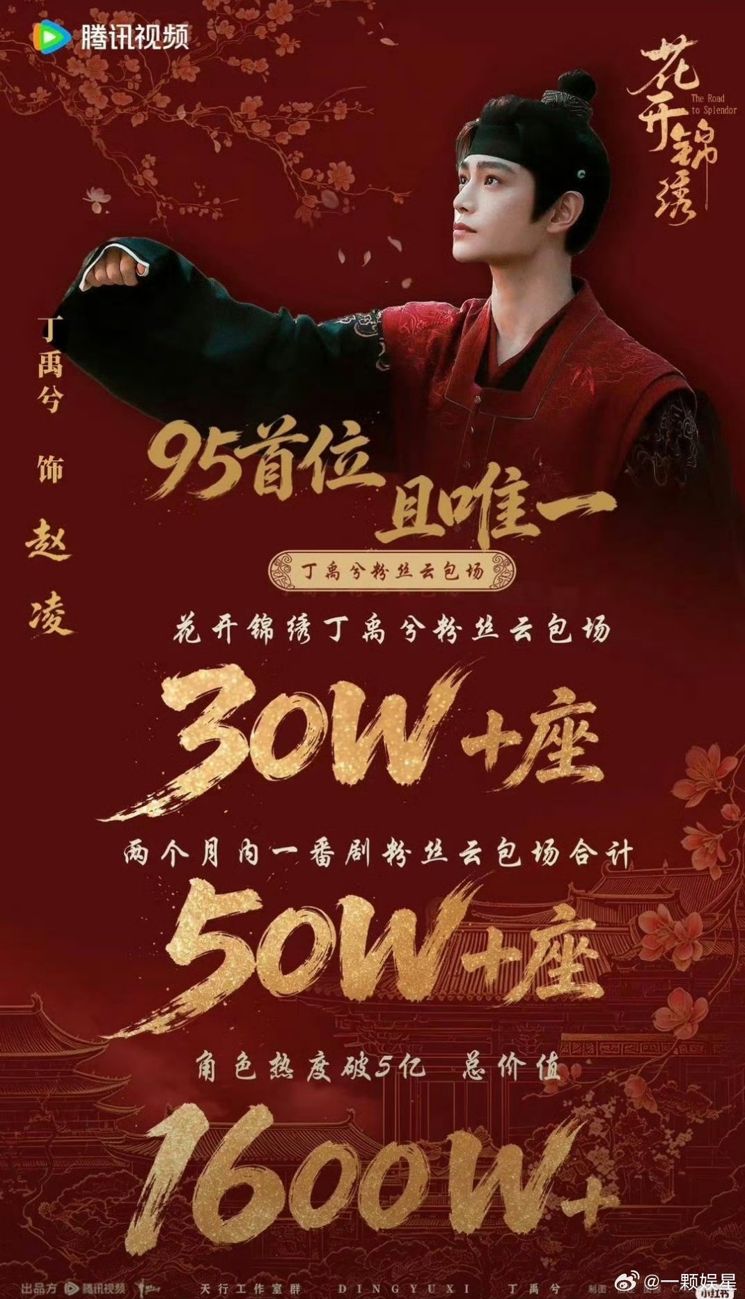 丁禹兮的招商能力牛啊，花开锦绣联名已经有9家了