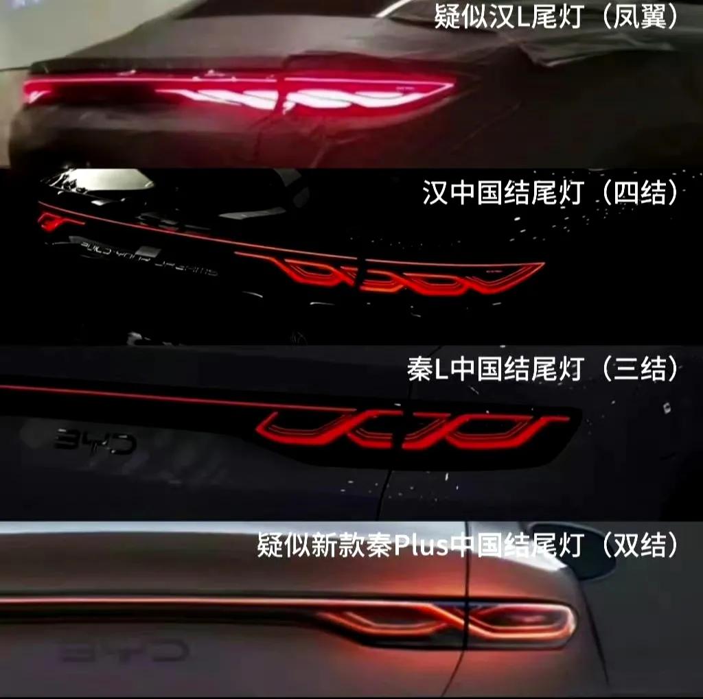 网友：从今往路上遇见比亚迪的车，看尾灯中国结的数量就知道这个车在比亚迪车系里面是