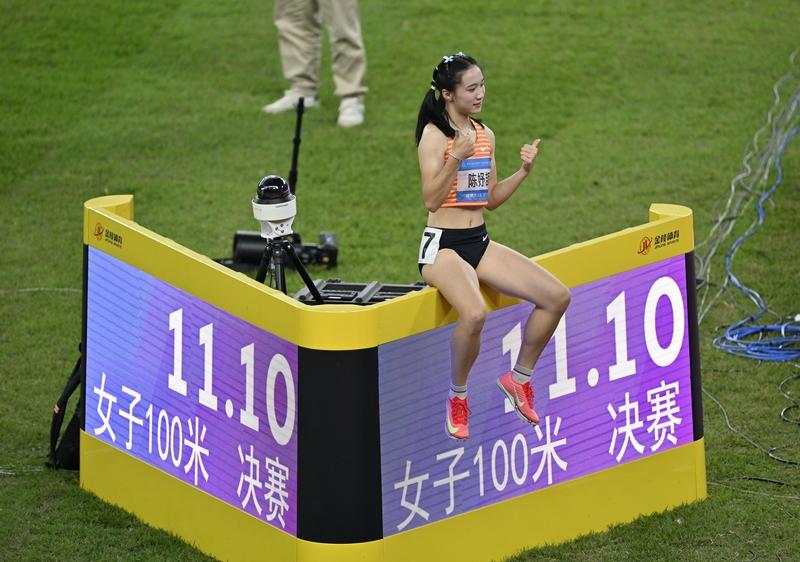 陈妤颉成全运会最年轻女子百米冠军 17日晚十五运会女子100米决赛太让人惊喜了！