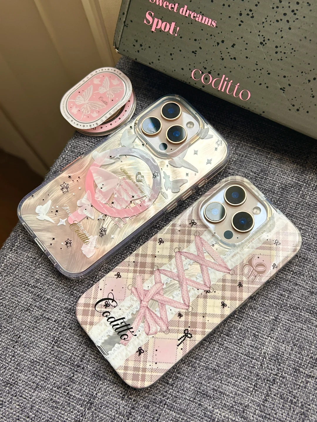 好喜欢这四款高颜值氛围感沙漠金手机壳呀！！