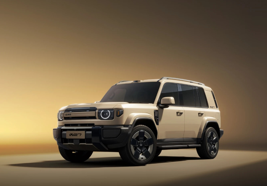 iCARV27长续航版户外好搭档奇瑞iCAR V27长续航版是硬派方盒子增程SU