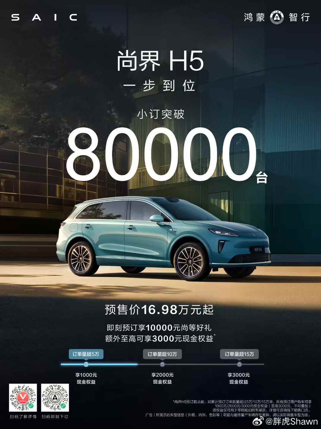 加加油，马上第二阶段就要砍成功了！尚界h5 ​​​