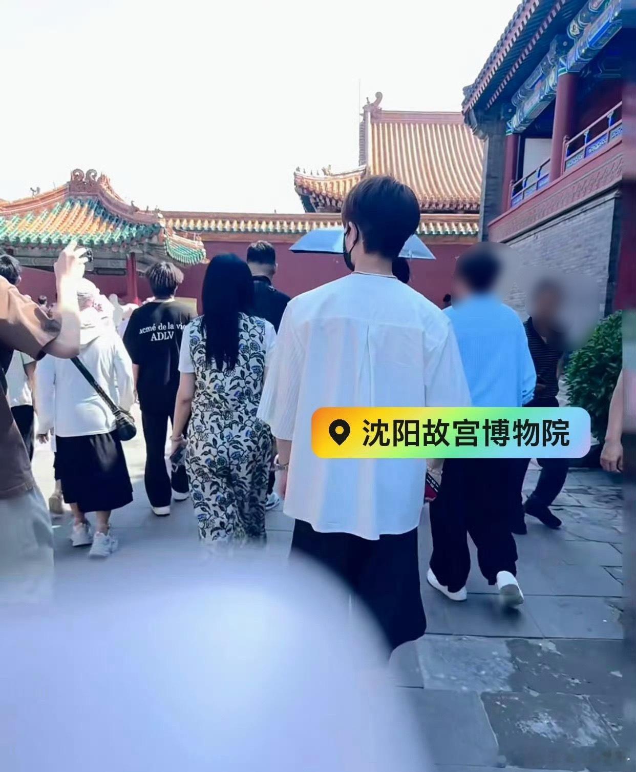 沈阳故宫偶遇任嘉伦网友沈阳故宫偶遇任嘉伦，背影都这么帅！网友沈阳故宫偶遇任嘉伦
