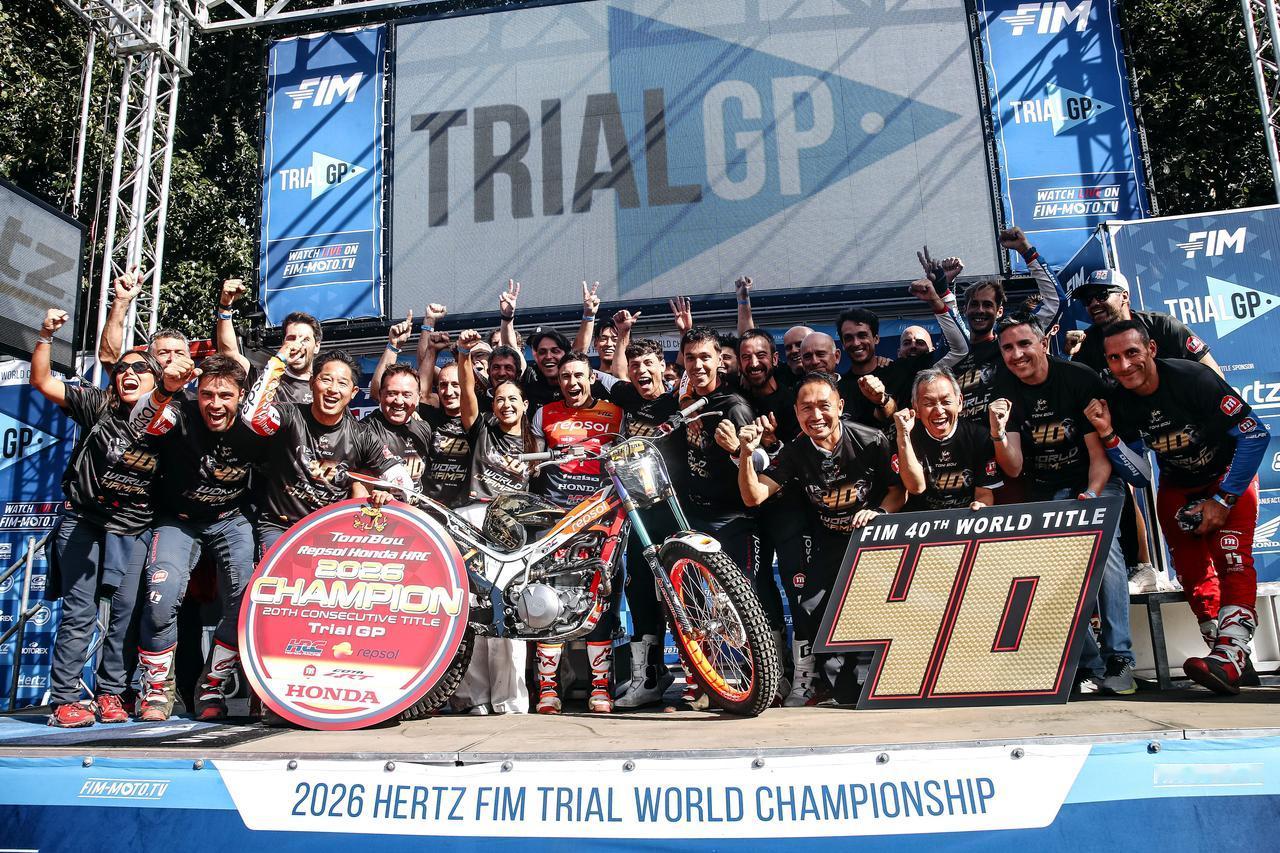 2026 TrialGP：布 夺得第四十个世界冠军

FIM TrialGP 障
