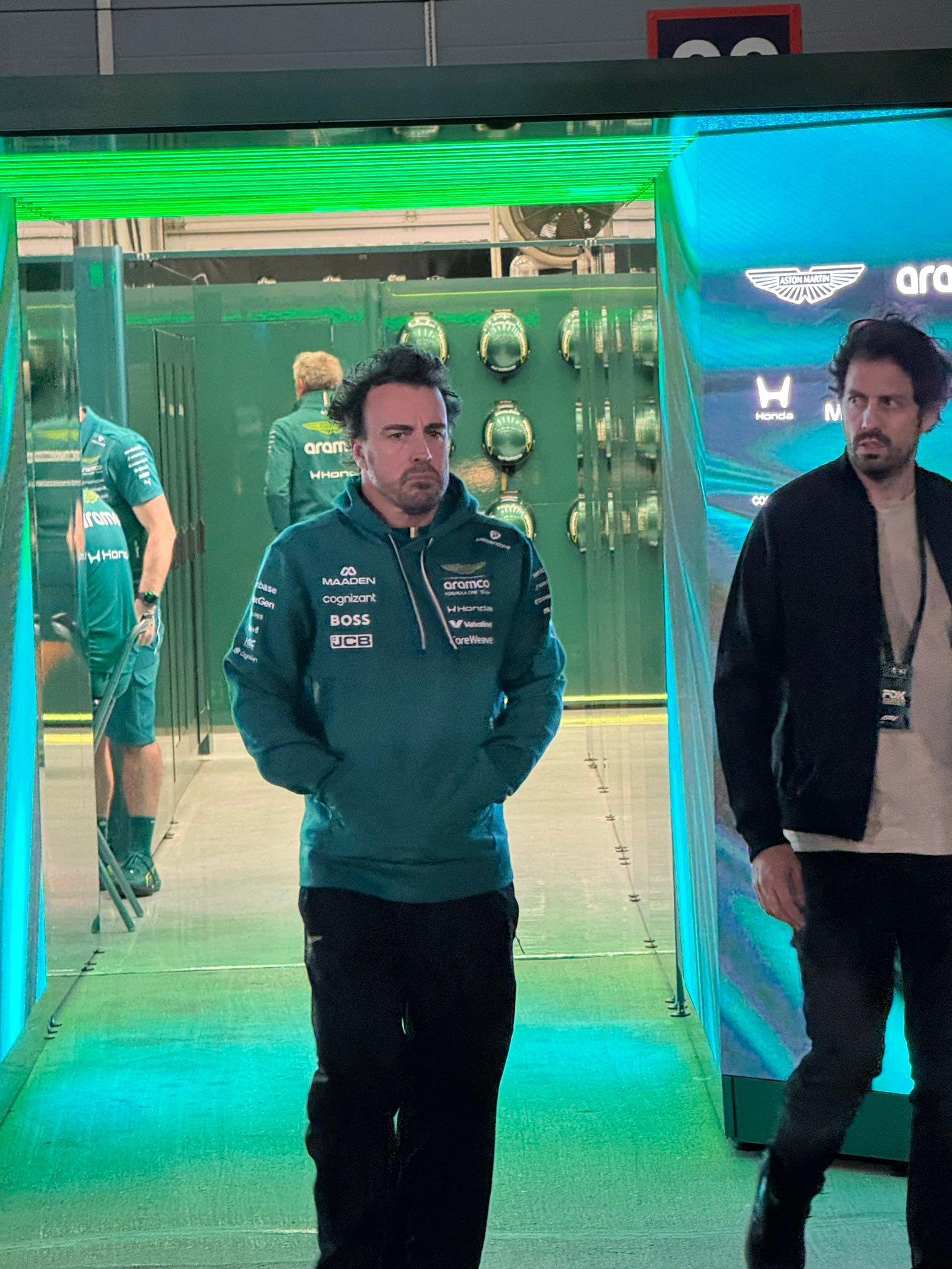 阿隆索的表情…并不是特别的好F1赛车2026F1季前测试