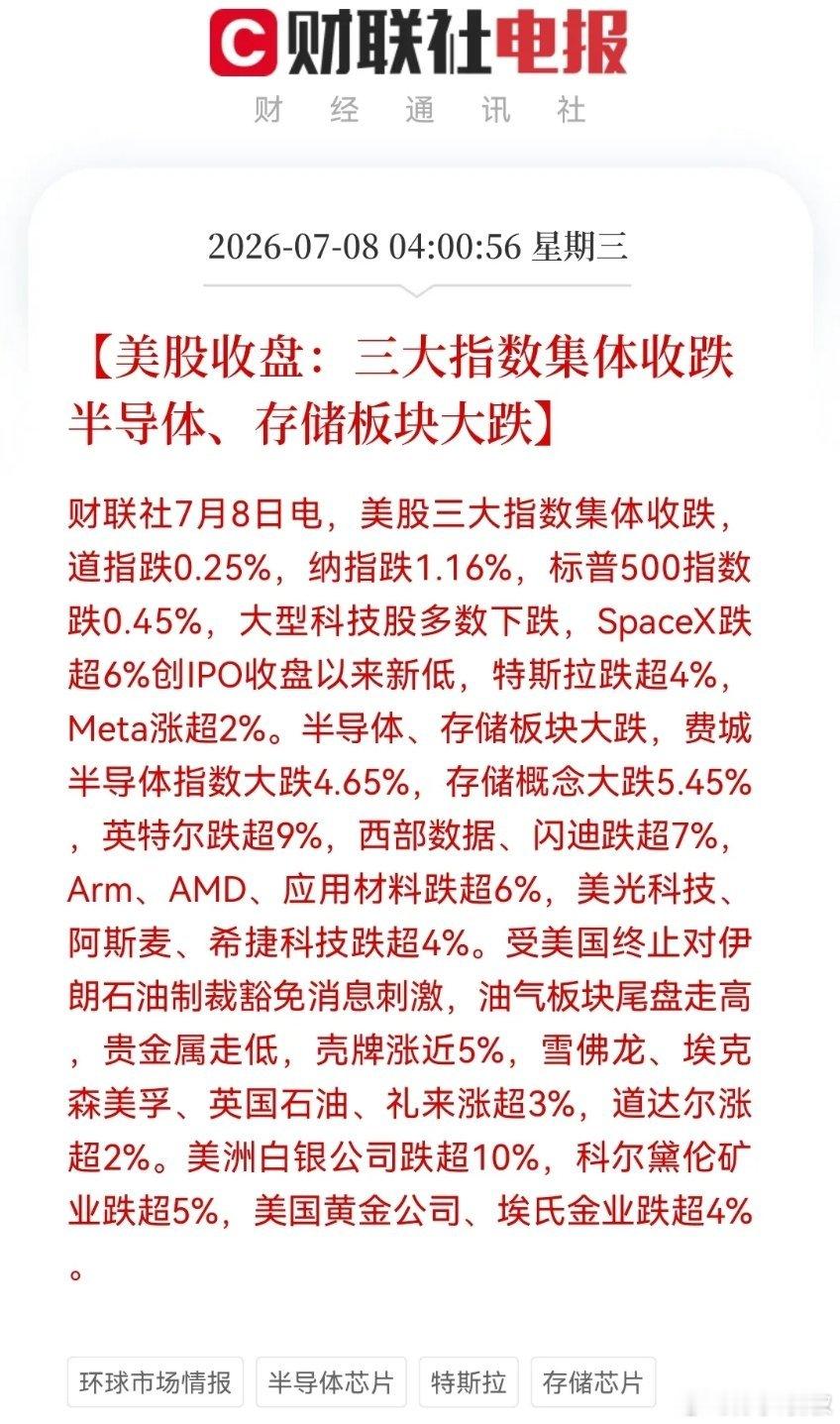 反弹一触即发，周三股市消息如下：外围股市：欧洲icon股市普跌，美股三大股指集体