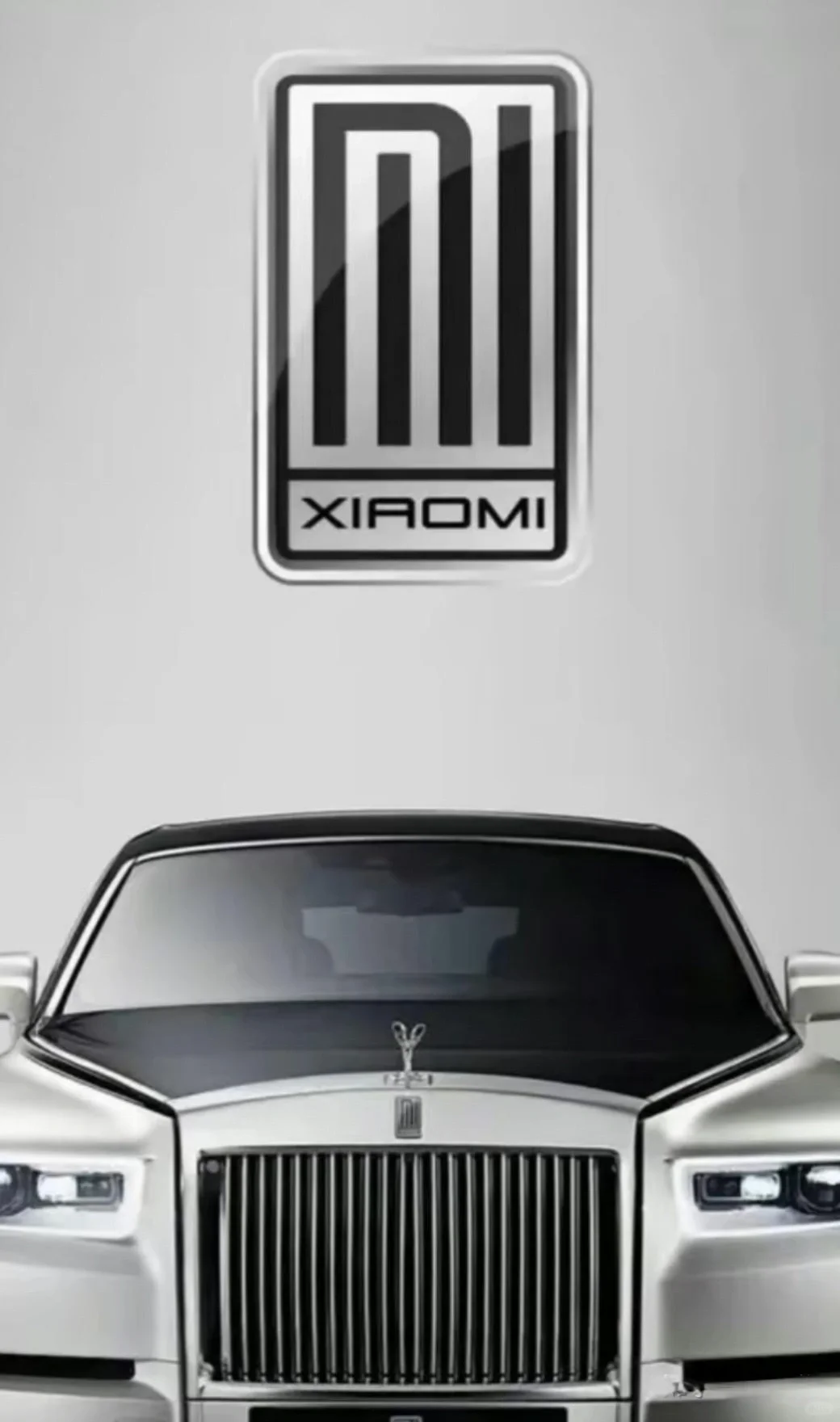 小米冲击百万豪车时可以用这个车标，主要是对标售价高达850万的幻影，大家觉得够档...
