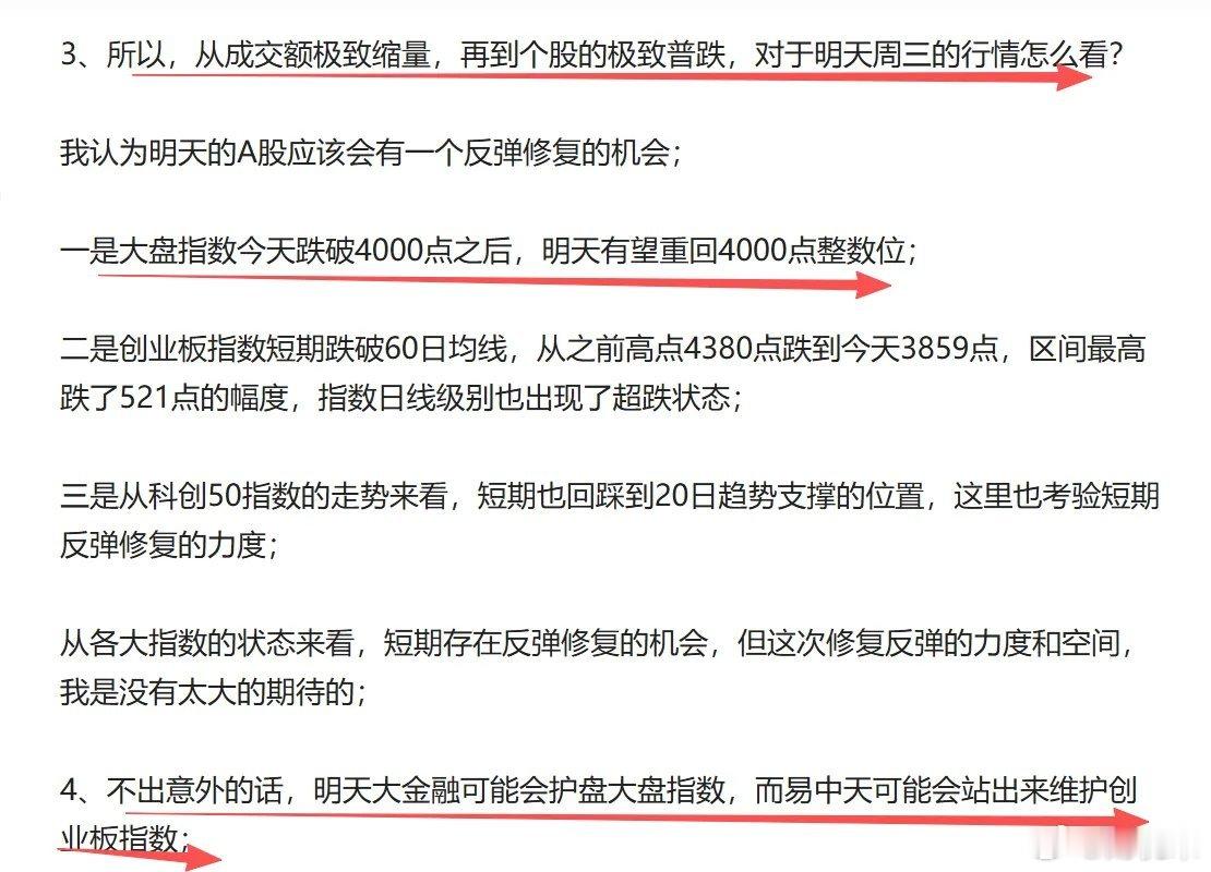 大盘重回4000点！极致缩量兑现超跌修复，创业板靠抱团科技拉升翻红🔥1. 成交