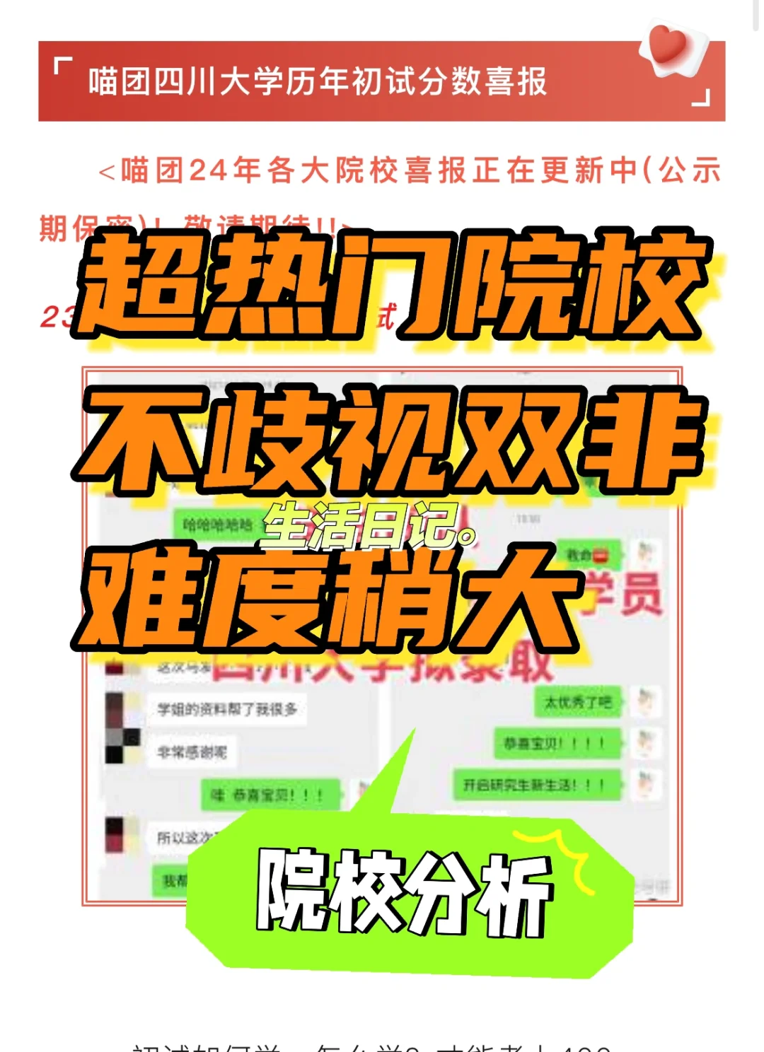 超热门院校‼️四川大学马理论考研分析