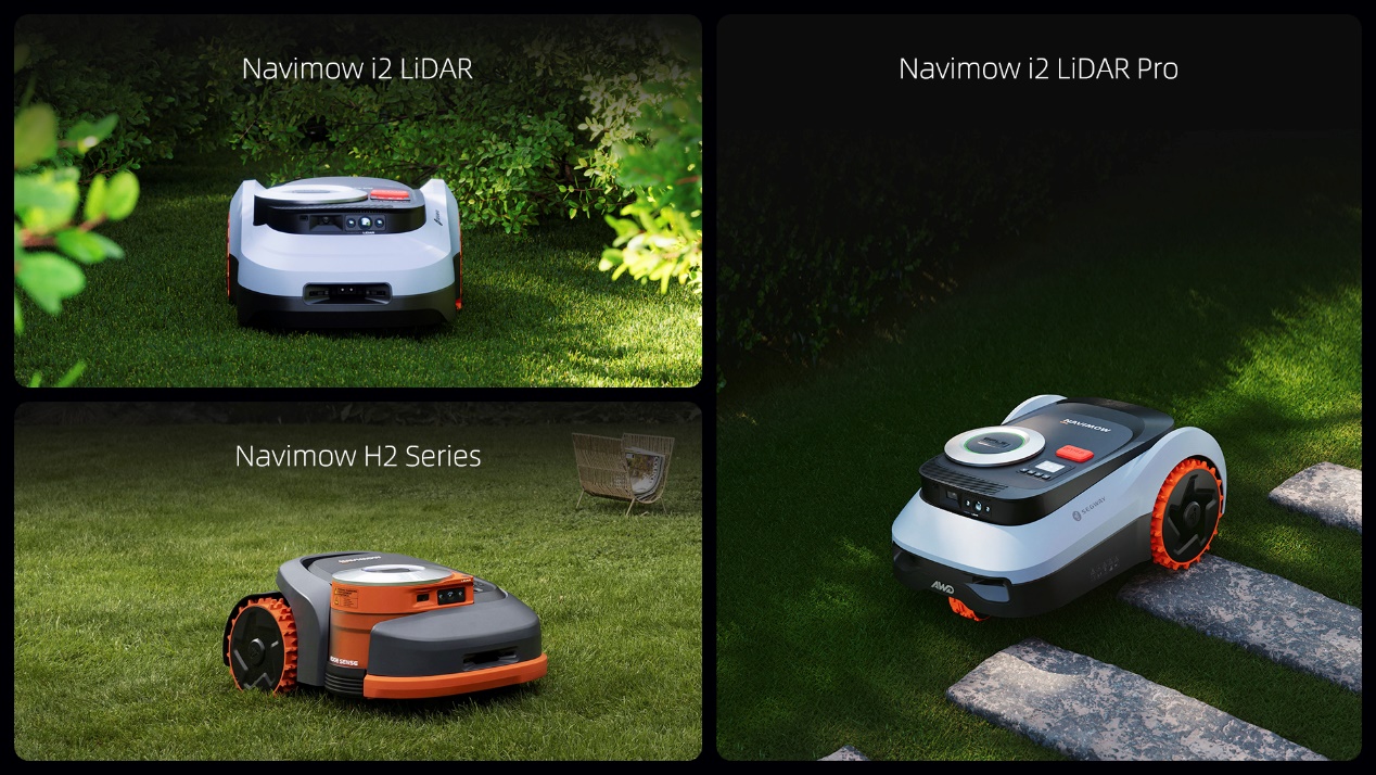 未岚大陆新品独家搭载速腾聚创全固态数字化LiDAR 共树全球割草机器人新标杆