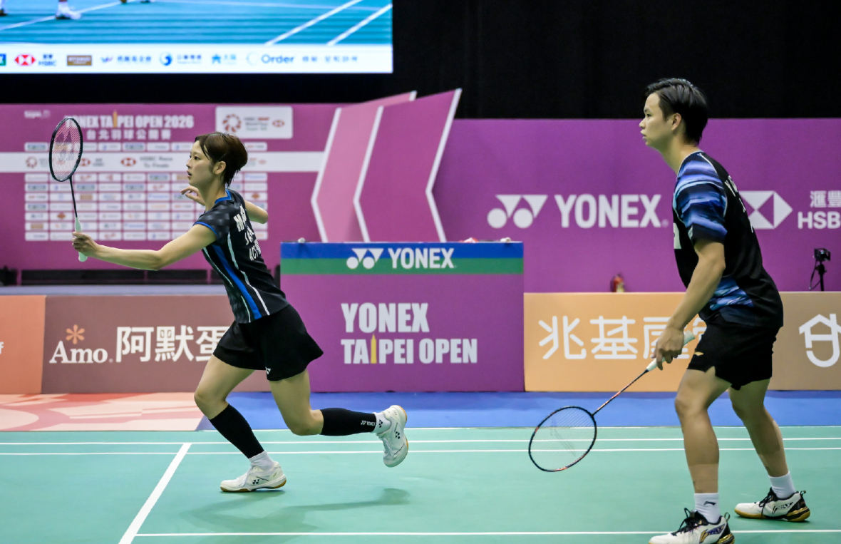 2026年中国台北羽毛球公开赛 渡边勇大/田口真彩🇯🇵 21-19、21-8
