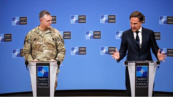 当地时间2月3日，北约秘书长吕特站在乌克兰最高拉达讲台上，信誓旦旦的保证:“只要