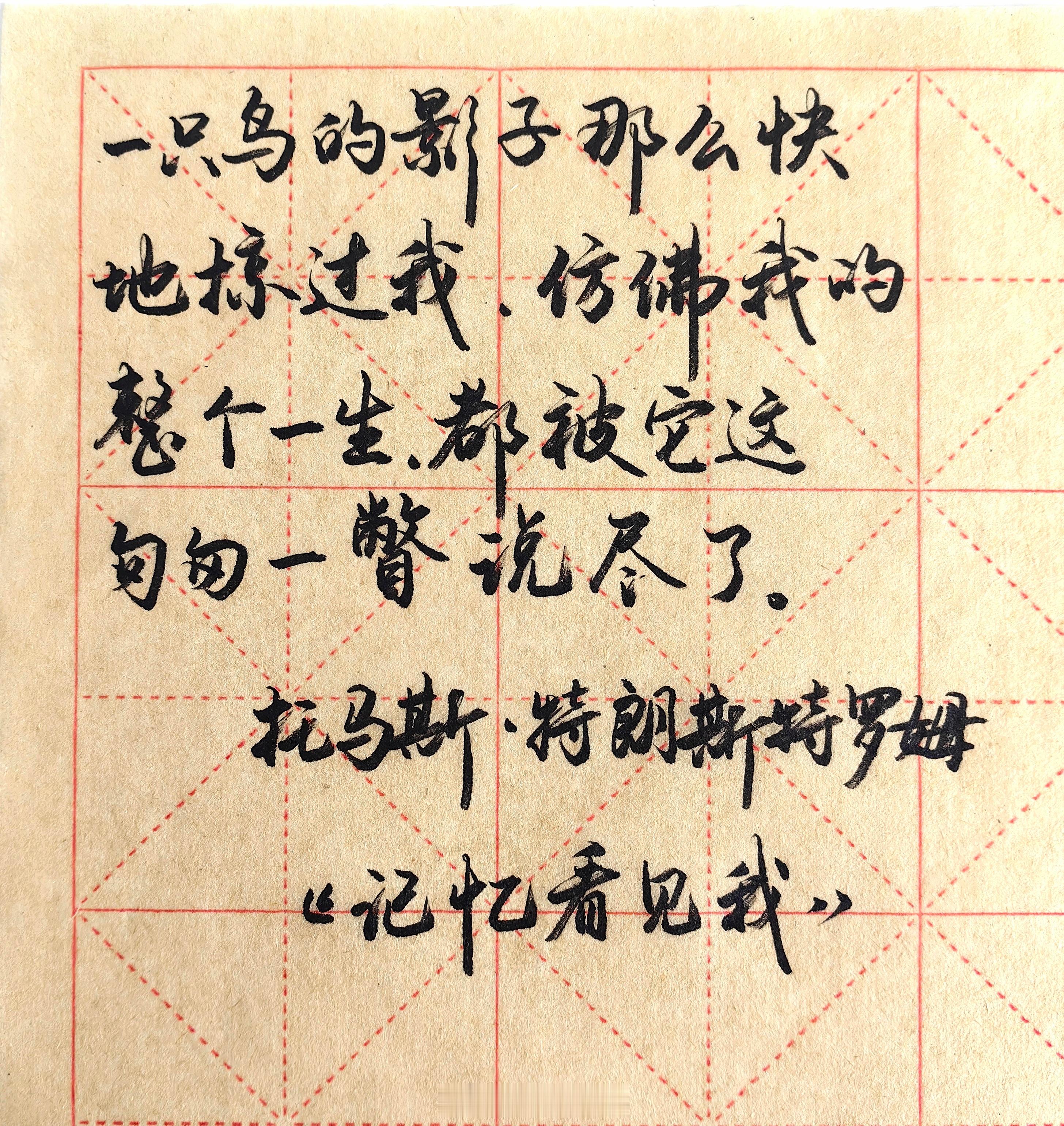 右四爷打卡第1611天一起写写字一起写写字想多了鸟都不鸟你。。。