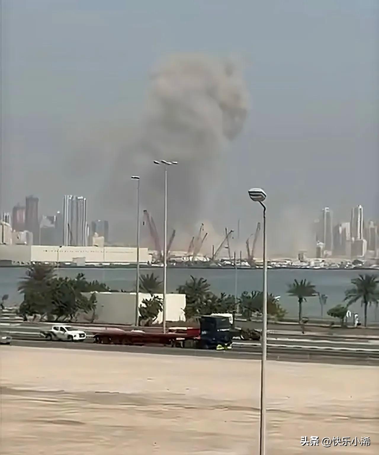 伊朗对巴林境内目标发动打击，这里正是美国第五舰队的核心基地所在地。从目前情况来看