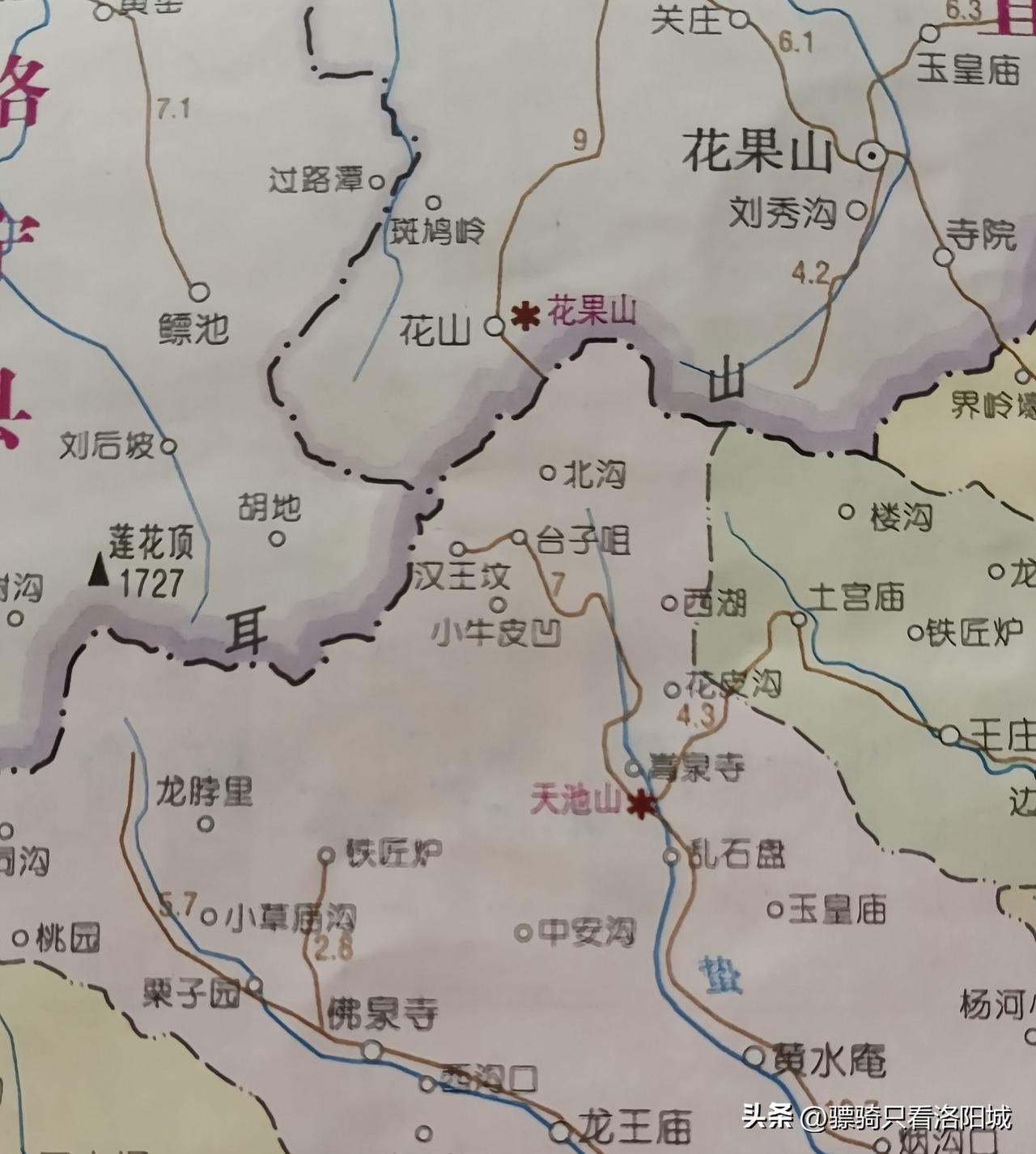 洛阳花果山，地处宜阳县花果山乡熊耳山腹部，属冰川地貌。这里也称女儿山，俗称石鸡山