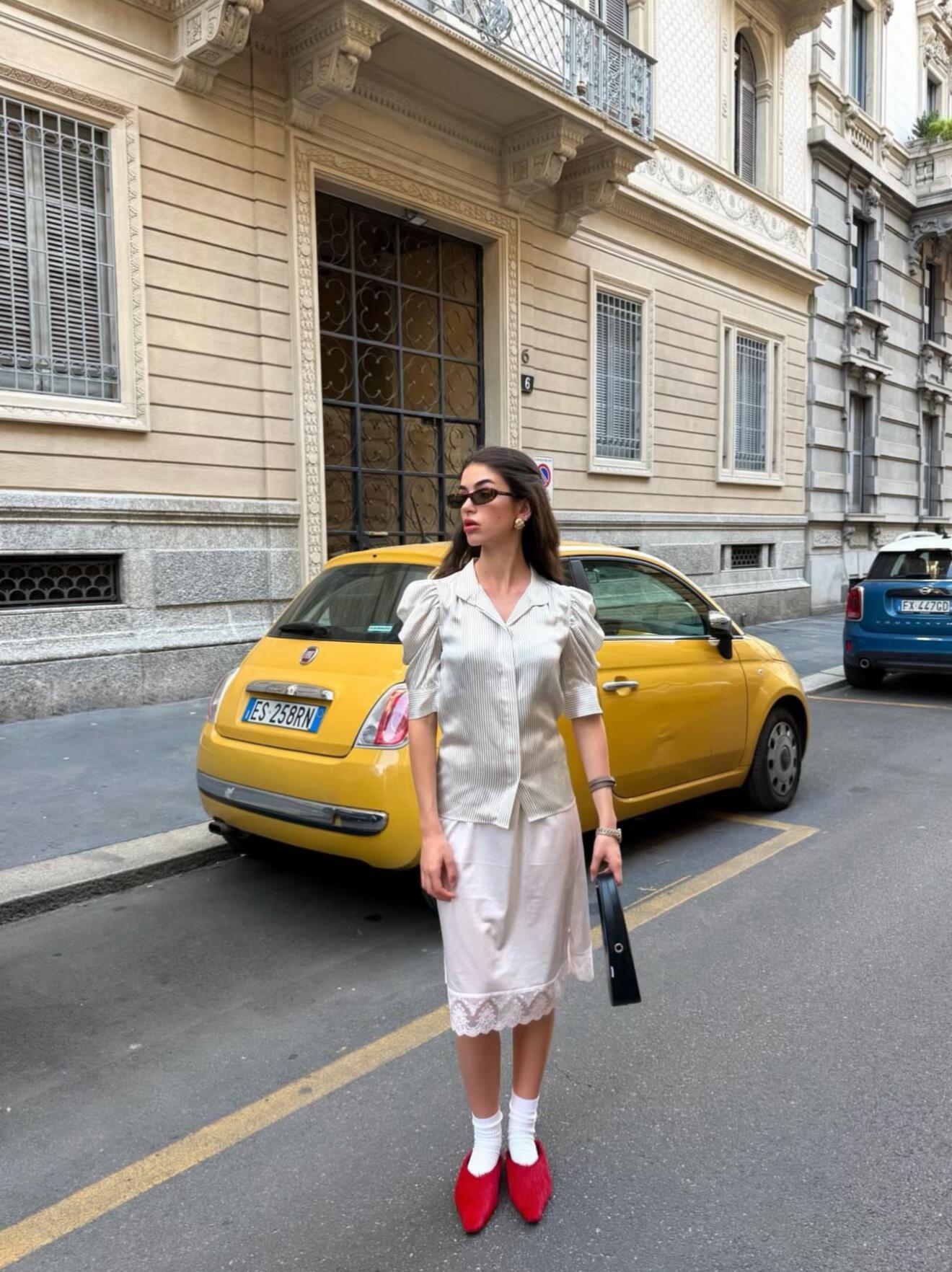 时髦一夏时尚博主穿什么ootd